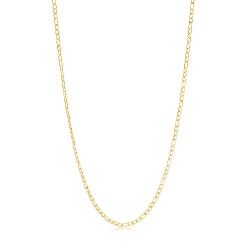 Gold Ion-Plated Stainless Steel Figaro Chain Fifth Avenue Jewellers Kamloops BC
