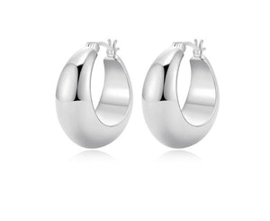 Gradual Silver Hoops Large Fifth Avenue Jewellers