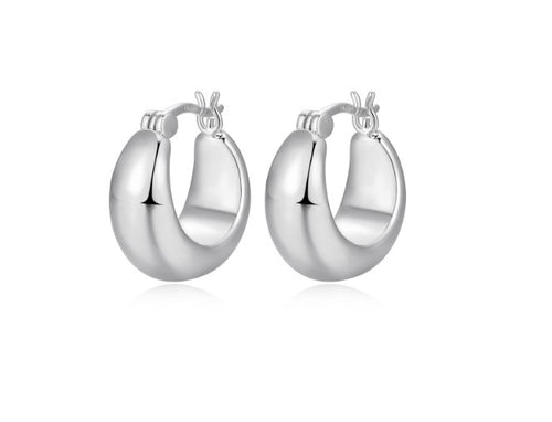Gradual Silver Hoops Small Fifth Avenue Jewellers