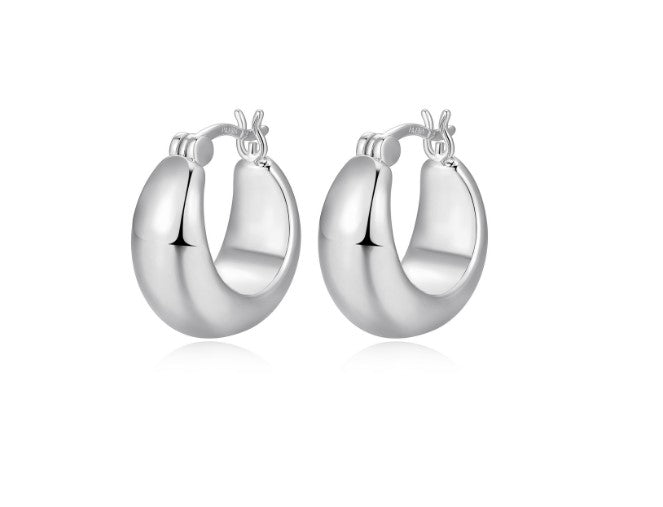 Gradual Silver Hoops Small Fifth Avenue Jewellers