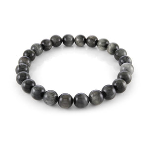 Grey Eagle's Eye Bead Bracelet Fifth Avenue Jewellers Kamloops BC