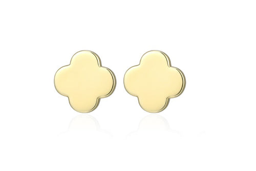 High Polish Clover Stud Earrings Fifth Avenue Jewellers Kamloops BC