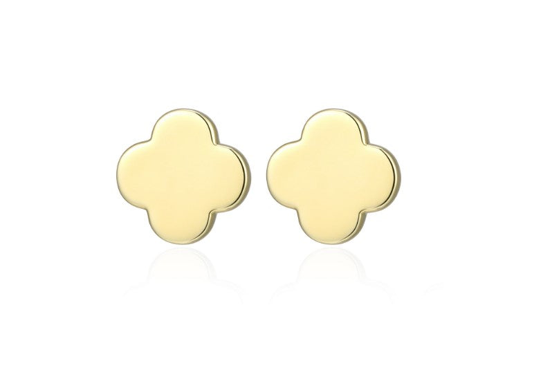 High Polish Clover Stud Earrings Fifth Avenue Jewellers Kamloops BC
