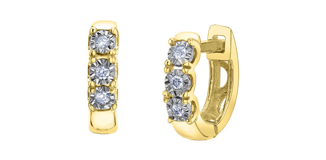 Illuminaire Diamond Hoops Fifth Avenue Jewellers