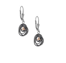 Load image into Gallery viewer, Keith Jack Celtic Cradle Of Life Drop Earrings
