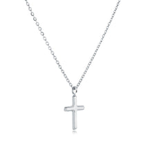 Load image into Gallery viewer, Mini Classic Cross Pendant Necklace Fifth Avenue Jewellers Kamloops BC
