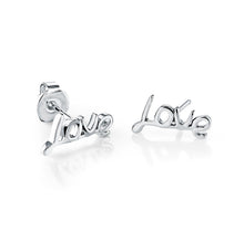 Load image into Gallery viewer, Mini Love Stud Earrings Fifth Avenue Jewellers Kamloops BC
