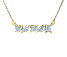 Load image into Gallery viewer, Mixed Shape Diamond Necklace Fifth Avenue Jewellers

