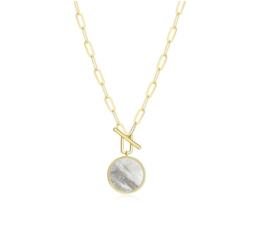Mother of Pearl Toggle Necklace Fifth Avenue Jewellers Kamloops BC