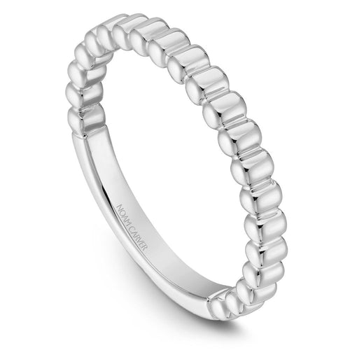 NoamCarverStackerBandWhiteGold Fifth Jewellers Kamloops BC 