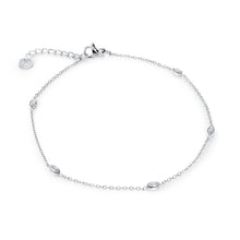 Load image into Gallery viewer, Oval CZ Station Bracelet Fifth Avenue Jewellers Kamloops BC
