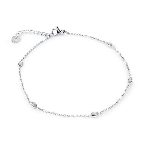 Oval CZ Station Bracelet Fifth Avenue Jewellers Kamloops BC