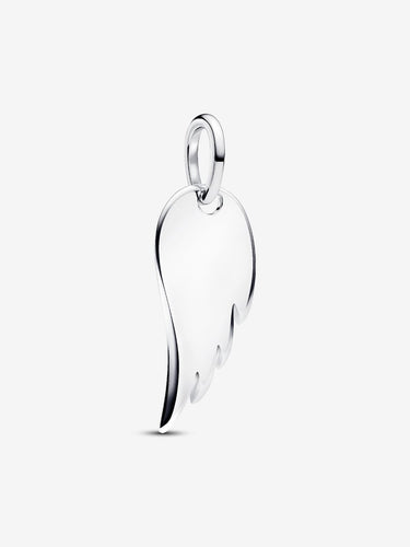 Pandora Engravable Angel Wing Tag Pendant Fifth Avenue Jewellers Kamloops BC