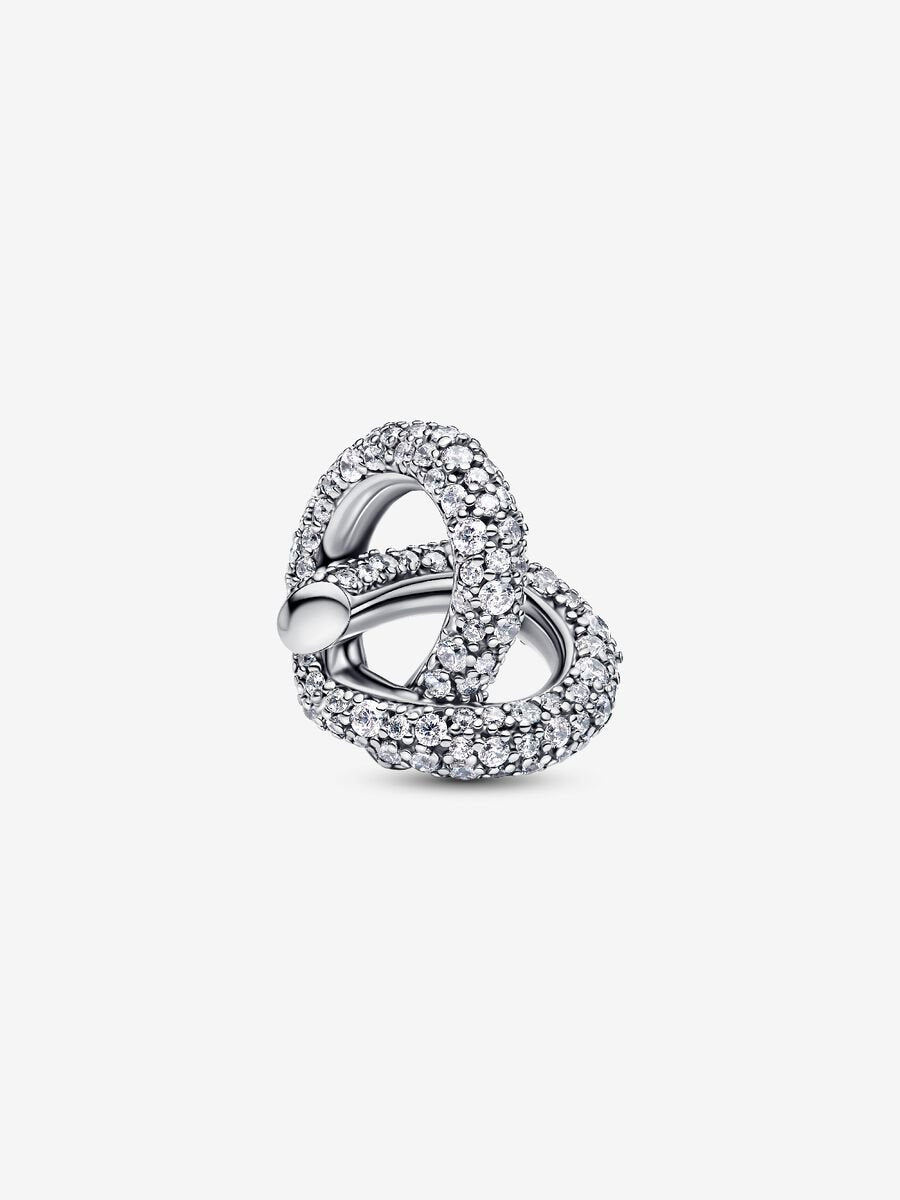 Pandora Pavé Infinity Knot Heart Charm Fifth Avenue Jewellers