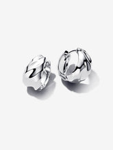Load image into Gallery viewer, Pandora Rippled Small Hoop Earrings Fifth Avenue Jewellers
