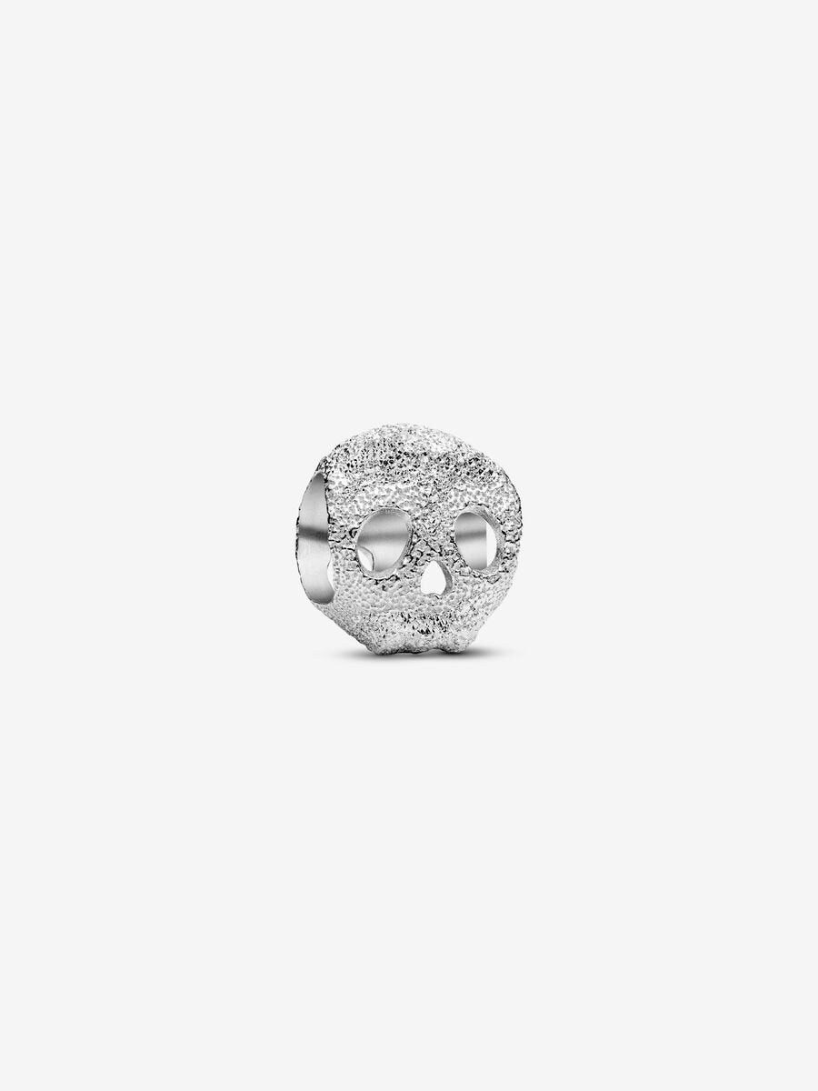 Pandora Textured Skull Mini Charm Fifth Avenue Jewellers Kamloops BC