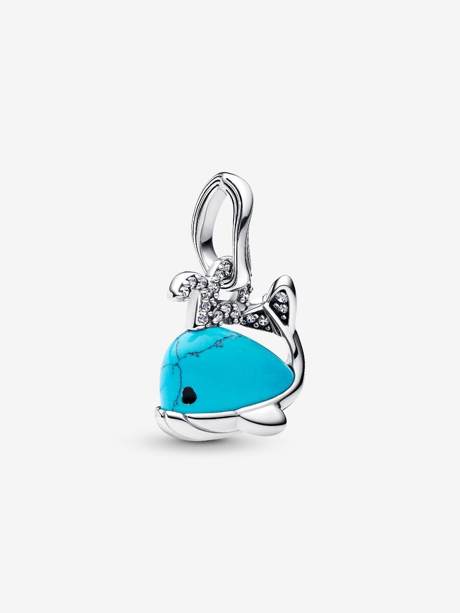 Pandora Turquoise-coloured Whale Dangle Charm Fifth Avenue Jewellers