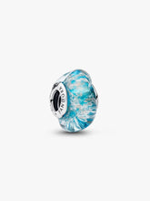 Load image into Gallery viewer, Pandora Turquoise Murano Glass &amp; Glitter Charm Fifth Avenue Jewellers Kamloops BC
