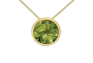 Peridot Slider Necklace Fifth Avenue Jewellers