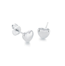 Load image into Gallery viewer, Puff Heart Stud Earrings fifth Avenue Jewellers Kamloops BC
