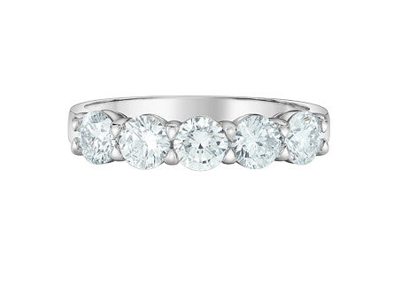 Round Brilliant Diamond Band Fifth Avenue Jewellers Kamloops BC