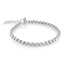 Load image into Gallery viewer, Rounded Box Link Bracelet Fifth Avenue Jewellers Kamloops BC

