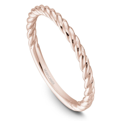 Noam Carver Rose Gold Twist Band Fifth Avenue Jewellers Kamloops BC