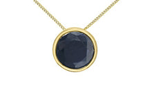 Load image into Gallery viewer, Sapphire Slider Necklace Fifth Avenue Jewellers
