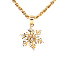 Load image into Gallery viewer, Sparkling Snowflake Pendant Fifth Avenue Jewellers Kamloops BC
