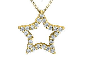 Sparkling Star Pendant Necklace Fifth Avenue Jewellers