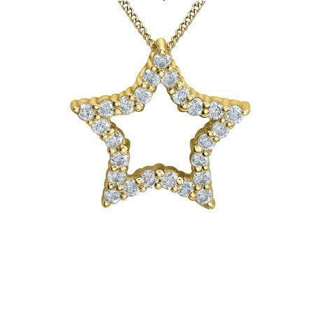 Sparkling Star Pendant Necklace Fifth Avenue Jewellers