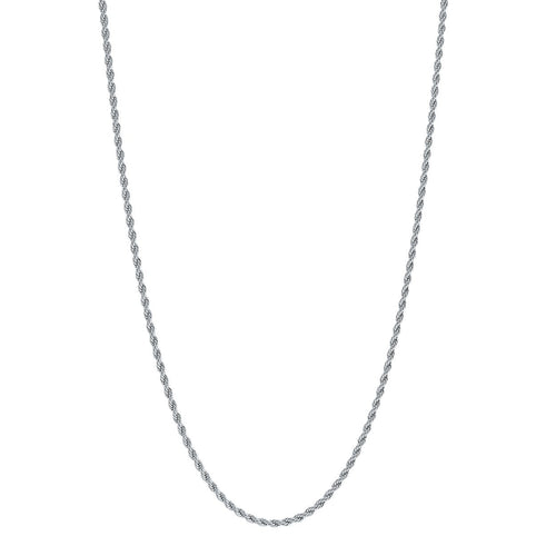 Stainless Steel 2mm Rope Chain Fifth Avenue Jewellers Kamloops BC