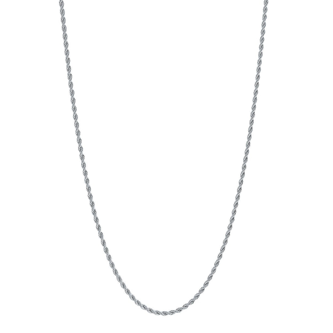 Stainless Steel 2mm Rope Chain Fifth Avenue Jewellers Kamloops BC