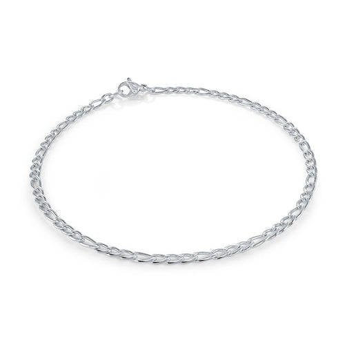 Stainless Steel Figaro Link Anklet Fifth Avenue Jewellers Kamloops BC
