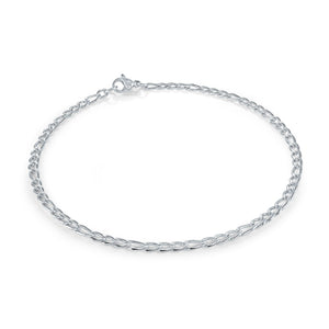 Stainless Steel Figaro Link Anklet Fifth Avenue Jewellers Kamloops BC