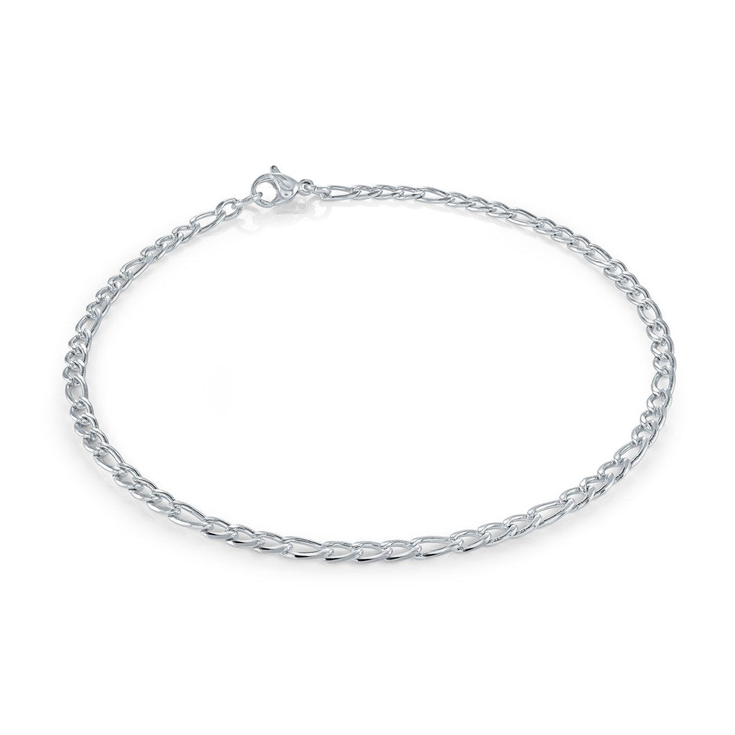 Stainless Steel Figaro Link Anklet Fifth Avenue Jewellers Kamloops BC
