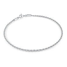 Load image into Gallery viewer, Stainless Steel Rope Chain Bracelet Fifth Avenue Jewellers Kamloops BC
