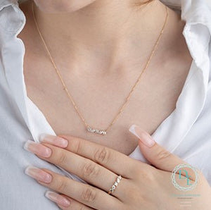 Necklace worn
