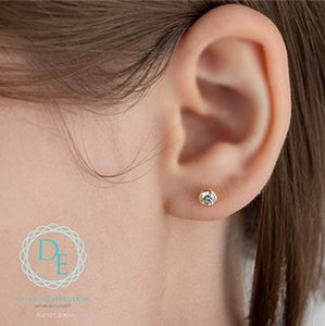 Earrings worn