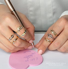 styled with other rings