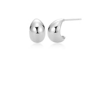 Load image into Gallery viewer, Teardrop Stud Earrings Silver Fifth Avenue Jewellers
