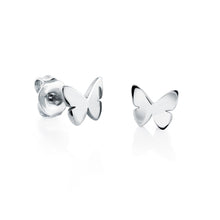 Load image into Gallery viewer, Tiny Butterfly Stud Earrings Fifth Avenue Jewellers Kamloops BC

