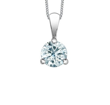 Trilogy Set Diamond Solitaire Necklace Fifth Avenue Jewellers