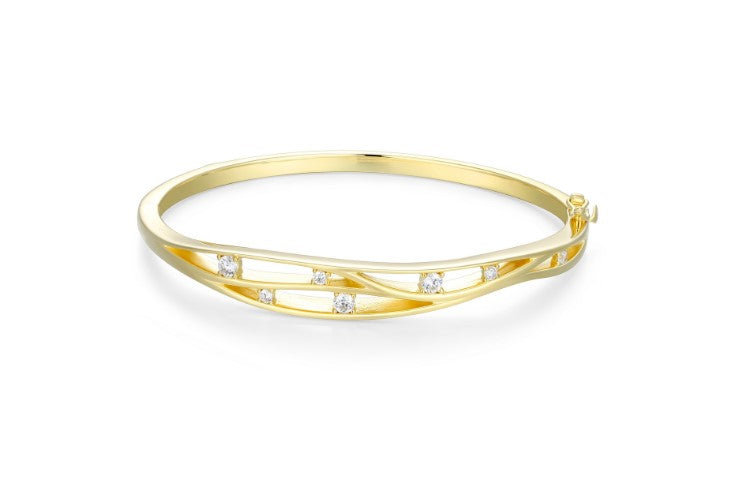 Triple Layered CZ Bangle Fifth Avenue Jewellers Kamloops BC