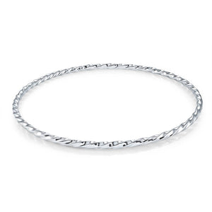 Twisted Steel Bangle Fifth Avenue Jewellers Kamloops BC