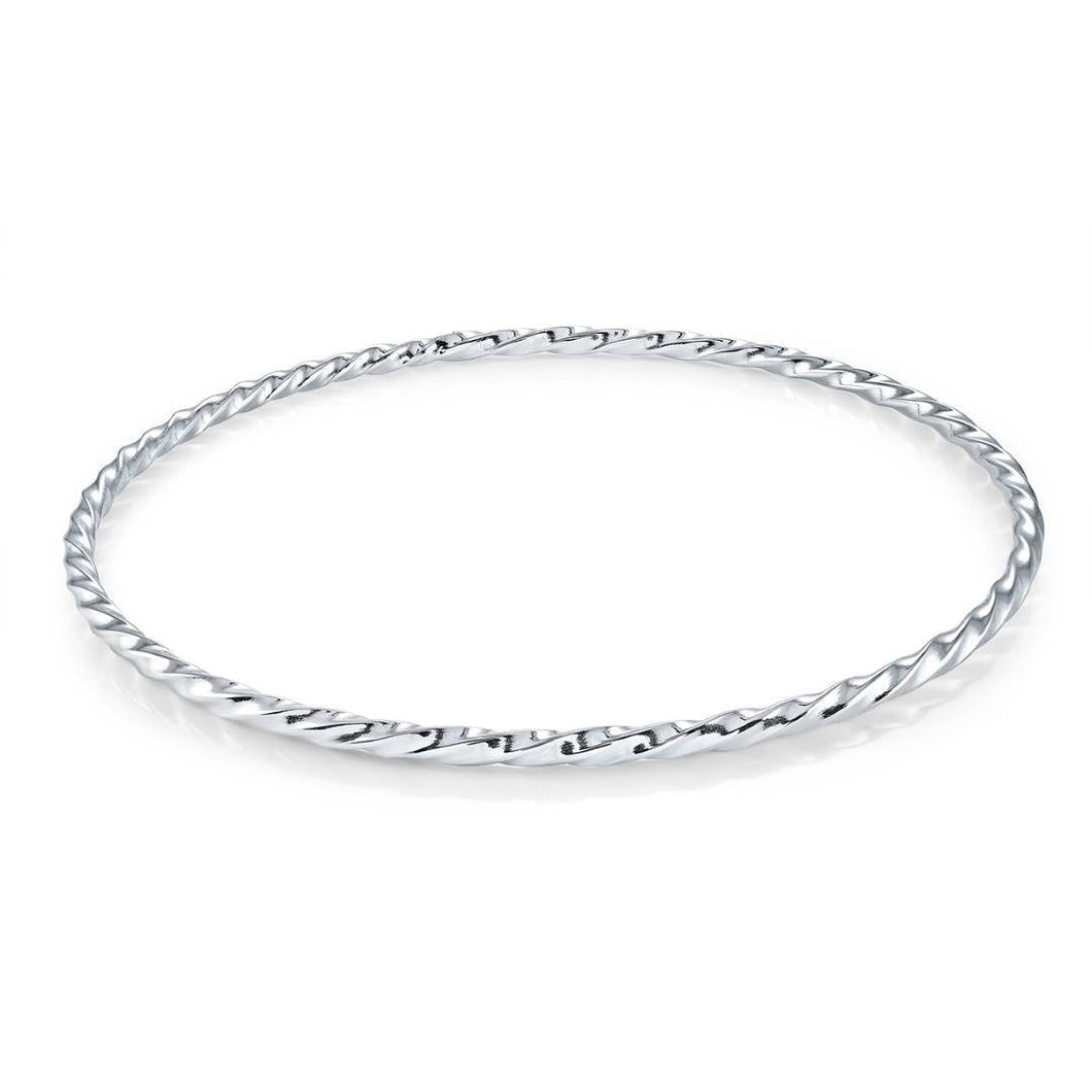 Twisted Steel Bangle Fifth Avenue Jewellers Kamloops BC