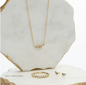 Wheat Grain Diamond Necklace