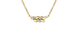 Wheat Grain Diamond Necklace Fifth Avenue Jewellers