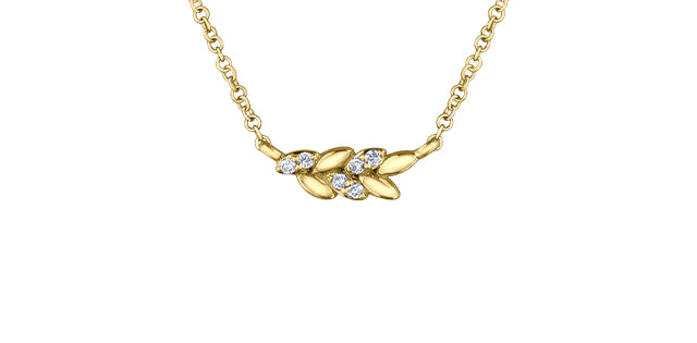 Wheat Grain Diamond Necklace Fifth Avenue Jewellers