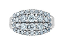 Load image into Gallery viewer, White Gold Brilliant Diamond Cluster Ring Fifth Avenue Jewellers Kamloops BC
